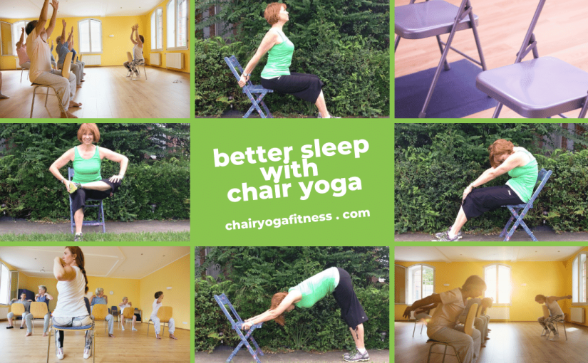 Chair Yoga fitness for Better Sleep with Online Yoga Teacher, Gail P-B.
