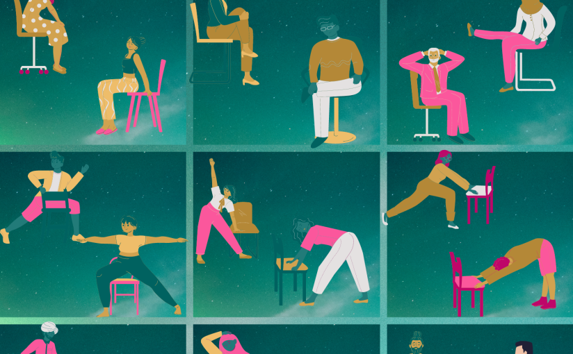 Chair Yoga Fitness for fun!