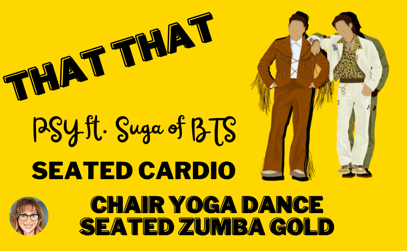 #thatthat new #chairyogadance with Gail